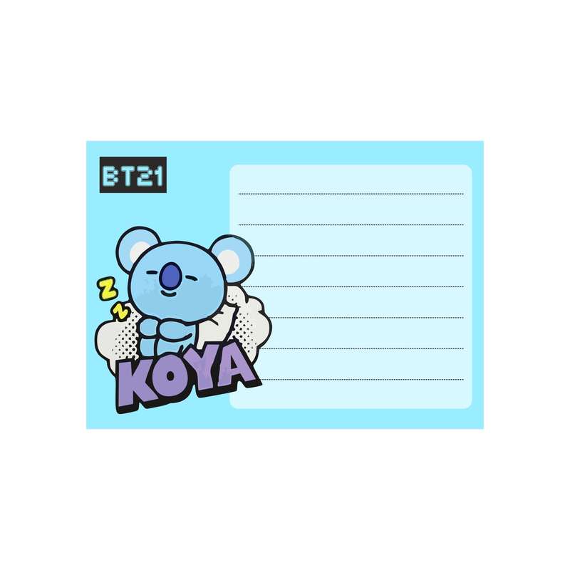 کاغذ یادداشت مدل بی تی اس  BT21 کد 07