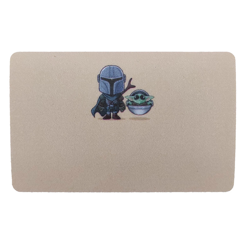 استیکر کارت مدل بیبی یودا و مندلورین کد 071