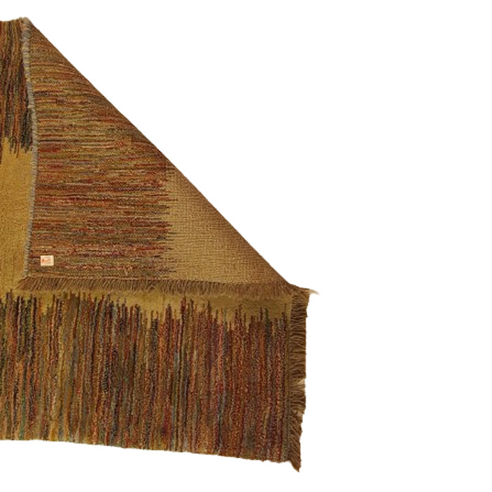 گبه فرش دستباف یک ونیم متری مدل بافت قشقای شیراز کد NKP.Z.N/38