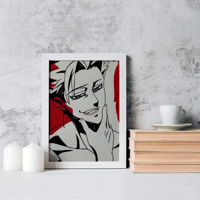 تابلو خندالو مدل بن انیمه هفت گناه کبیره کد 17583