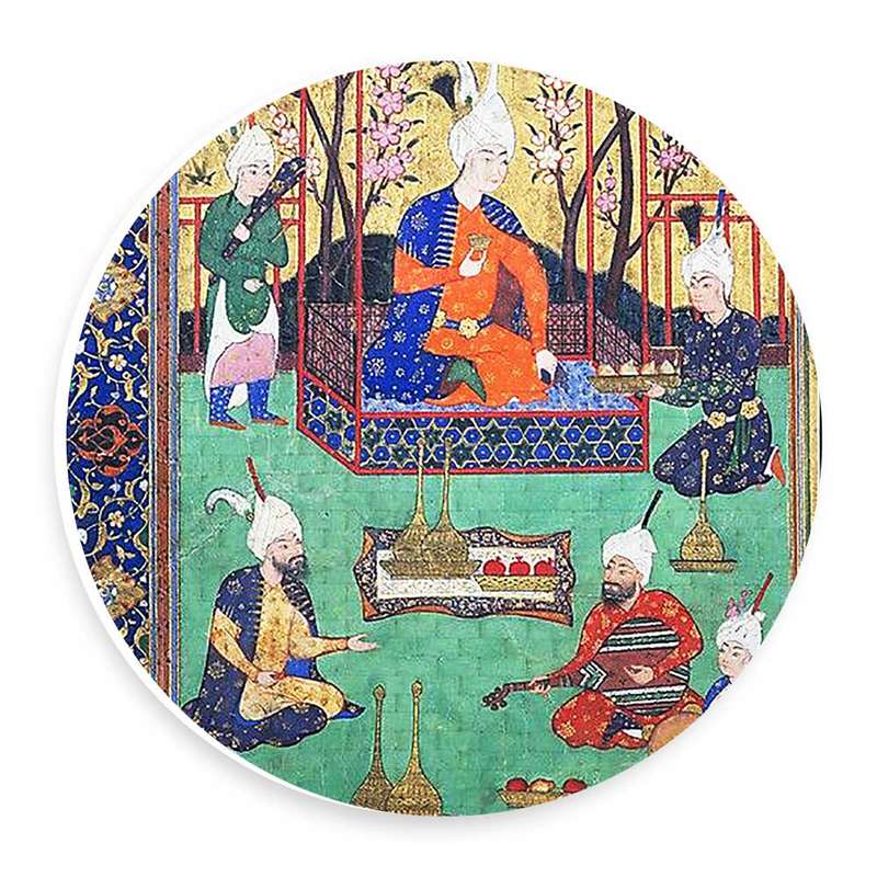  دیوارکوب طرح نگارگری ایرانی مدل wtb119