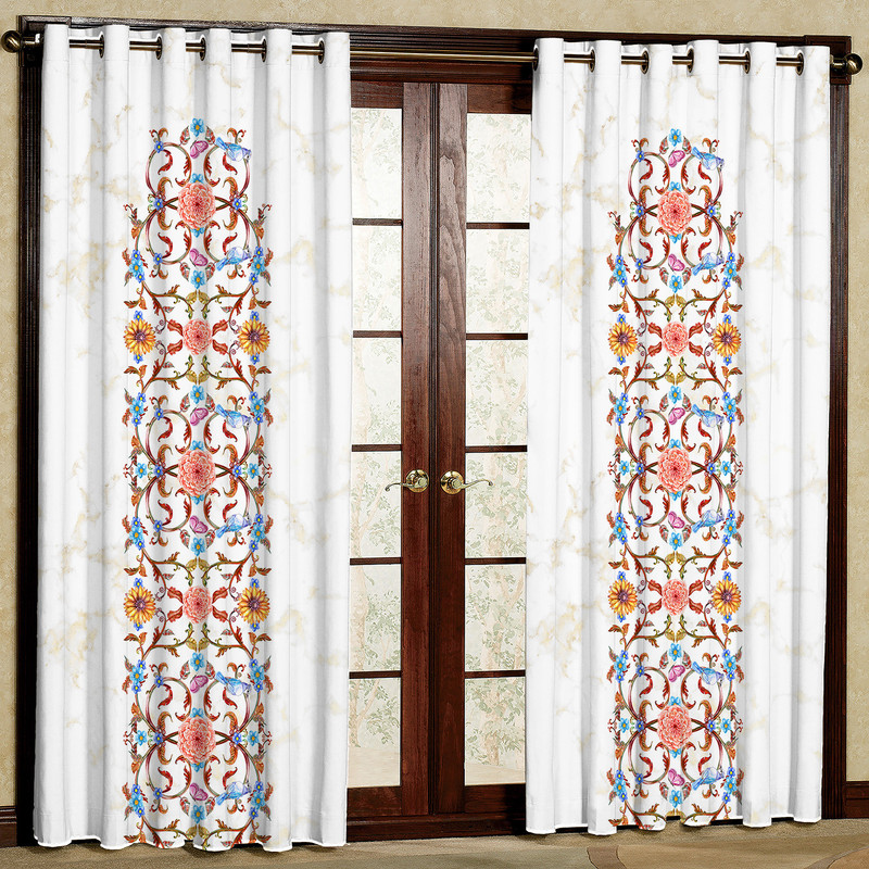 پرده مدل مخمل پانچی کد m 1872Kx سایز 200x140 سانتی متر