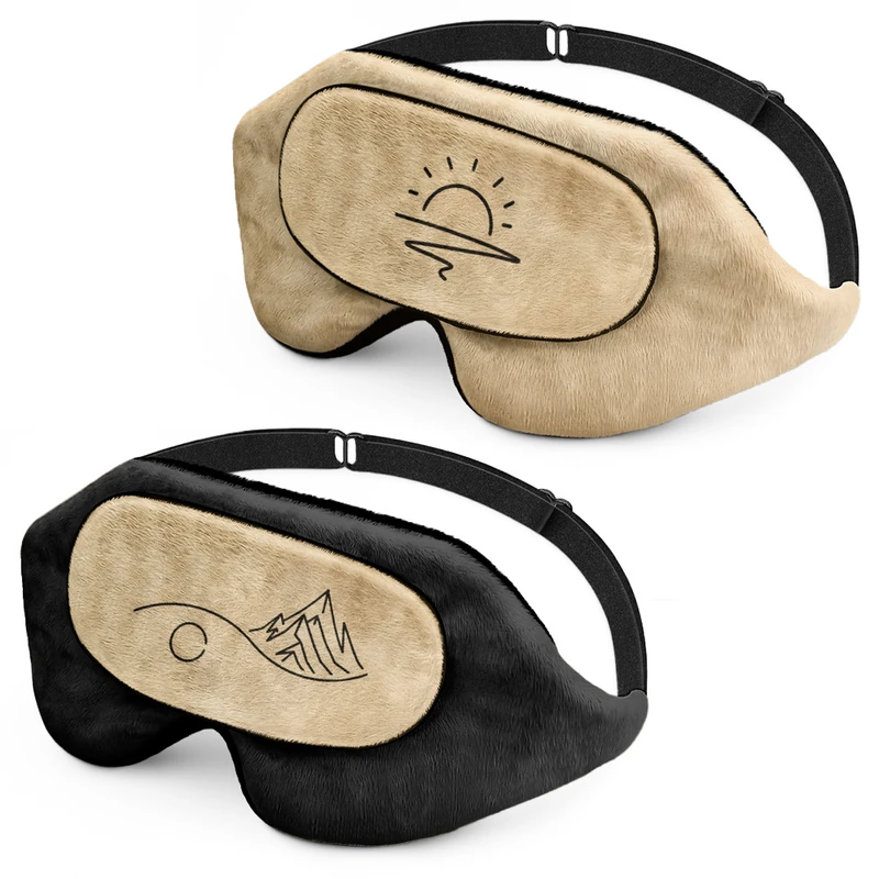 چشم بند خواب کاوا ماسک مدل طبیعت C46 مجموعه 2 عددی