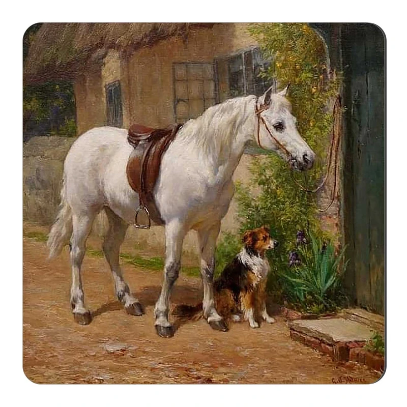  مگنت طرح نقاشی اسب و سگ کد wmg2101