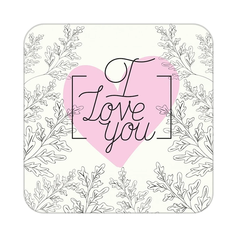 زیر لیوانی کاکتی طرح عاشقانه مدل mp38999