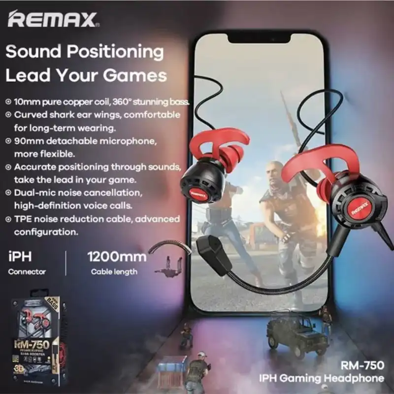 هندزفری ریمکس مدل RM-750