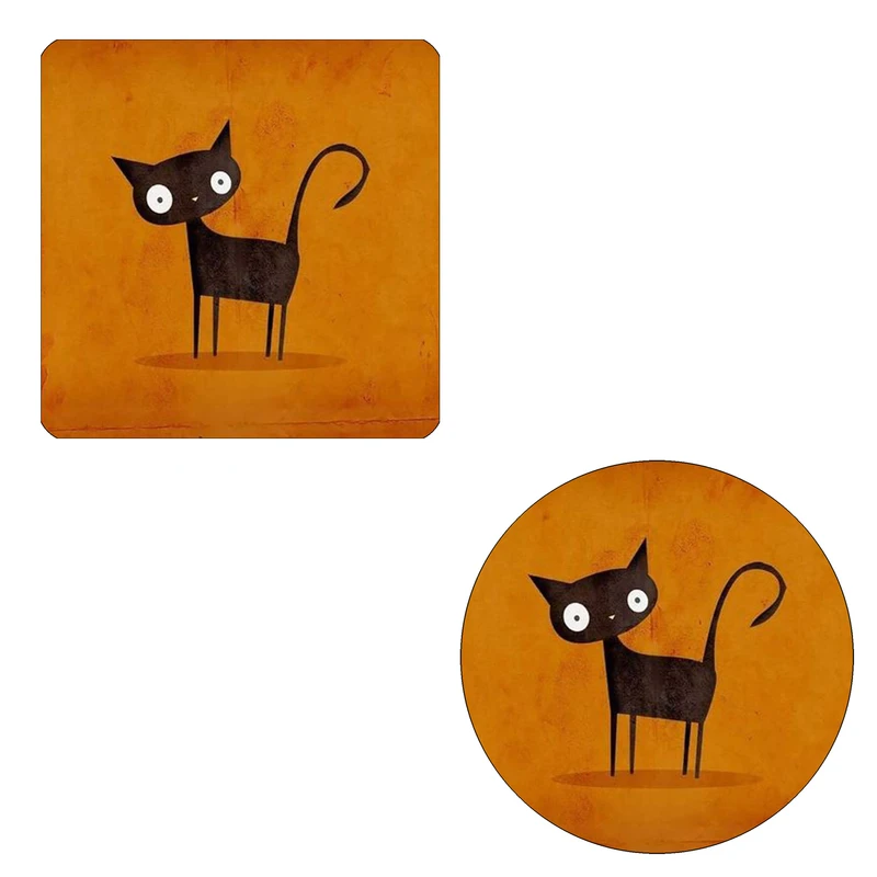 مگنت طرح گربه کد wmg208 به همراه زیر لیوانی