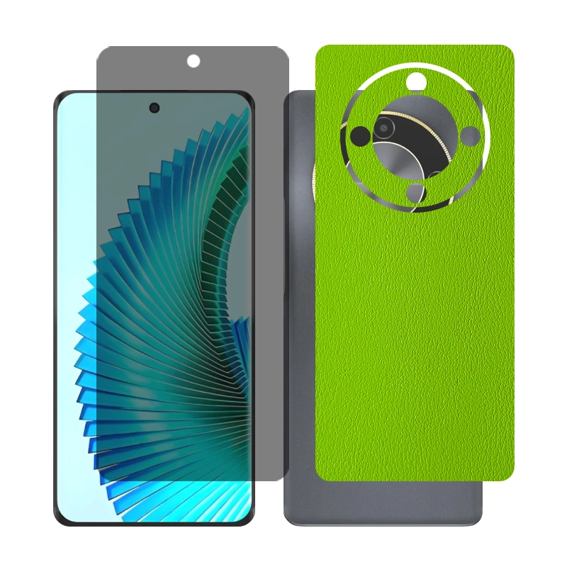 محافظ صفحه نمایش حریم شخصی گلس مدل Together مناسب برای گوشی موبایل آنر X9b به همراه برچسب پوششی پشت گوشی