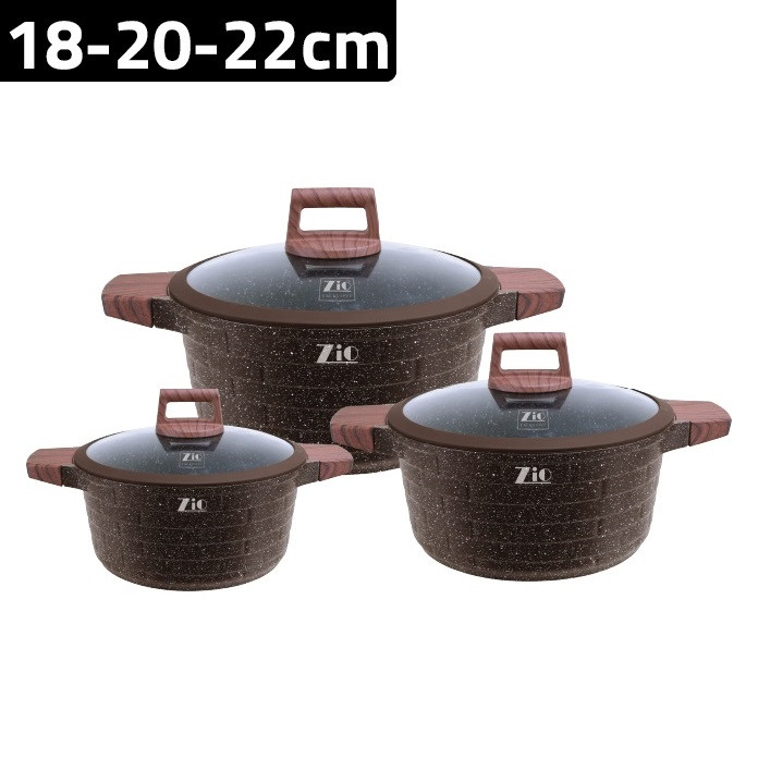 سرویس پخت و پز 6 پارچه زیو مدل ZCS-8546-22