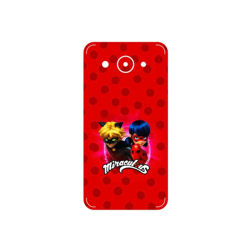 برچسب پوششی ماهوت مدل Ladybug and Cat Noir مناسب برای گوشی موبایل هوآوی Y3 2017