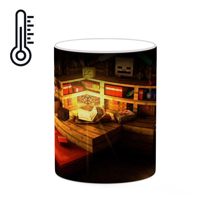 ماگ حرارتی کاکتی طرح ماینکرافت minecraft مدل mgh41258