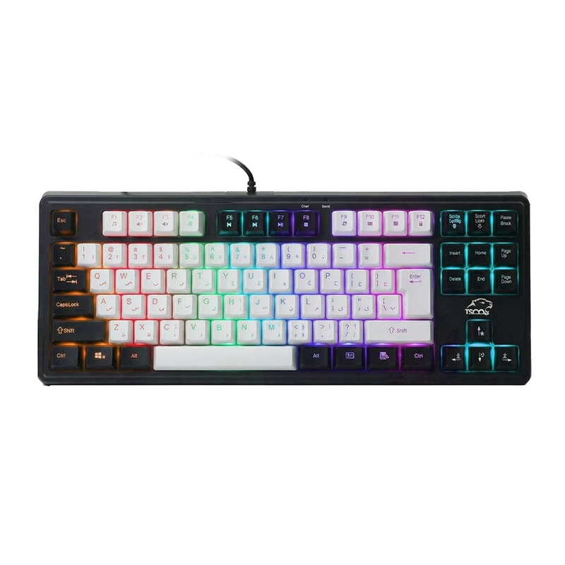 کیبورد گیمینگ شبه مکانیکال کامپکت تسکو مدل GK 8312 Aphrodite