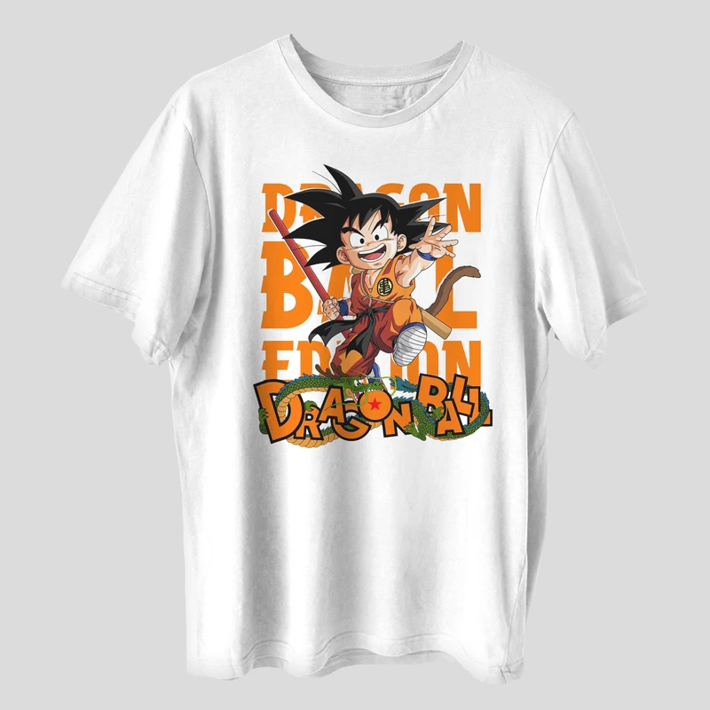 تی شرت آستین کوتاه مردانه مدل انیمه دراگون بال کد anm460