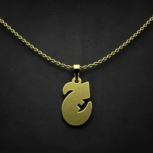گردنبند طلا 18 عیار زنانه مدوپد مدل حرف چ کد I2-1-1263