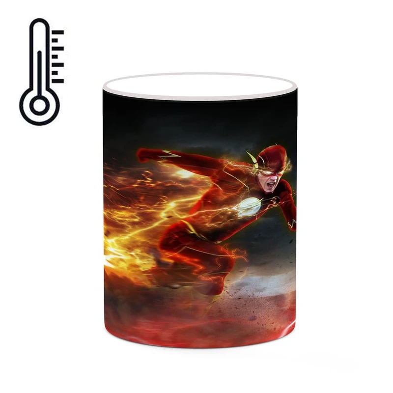 ماگ حرارتی کاکتی مدل فلش The Flash کد mgh40109