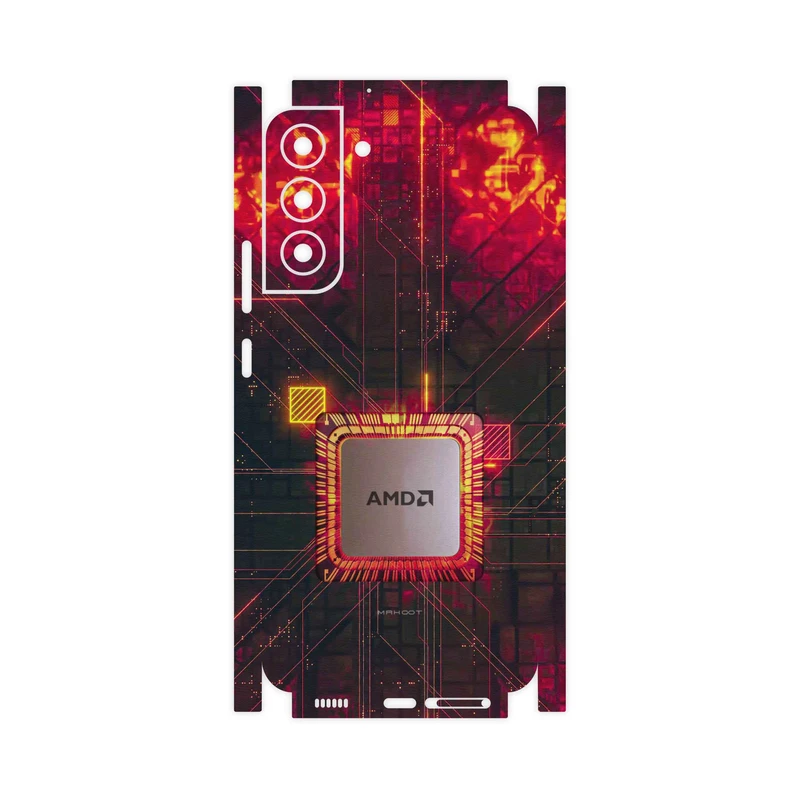 برچسب پوششی ماهوت مدل AMD-Brand-FullSkin مناسب برای گوشی موبایل سامسونگ Galaxy S22 Plus 5G