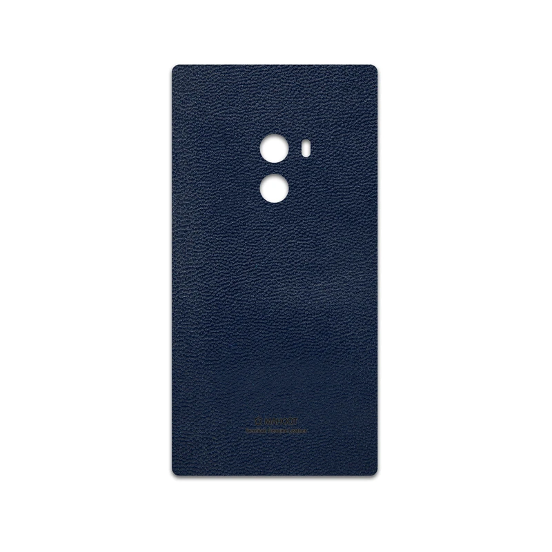 برچسب پوششی ماهوت مدل Deep-Blue-Leather مناسب برای گوشی موبایل شیائومی Mi Mix
