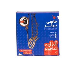 فیش برگر طعم دار منجمد - 350 گرم