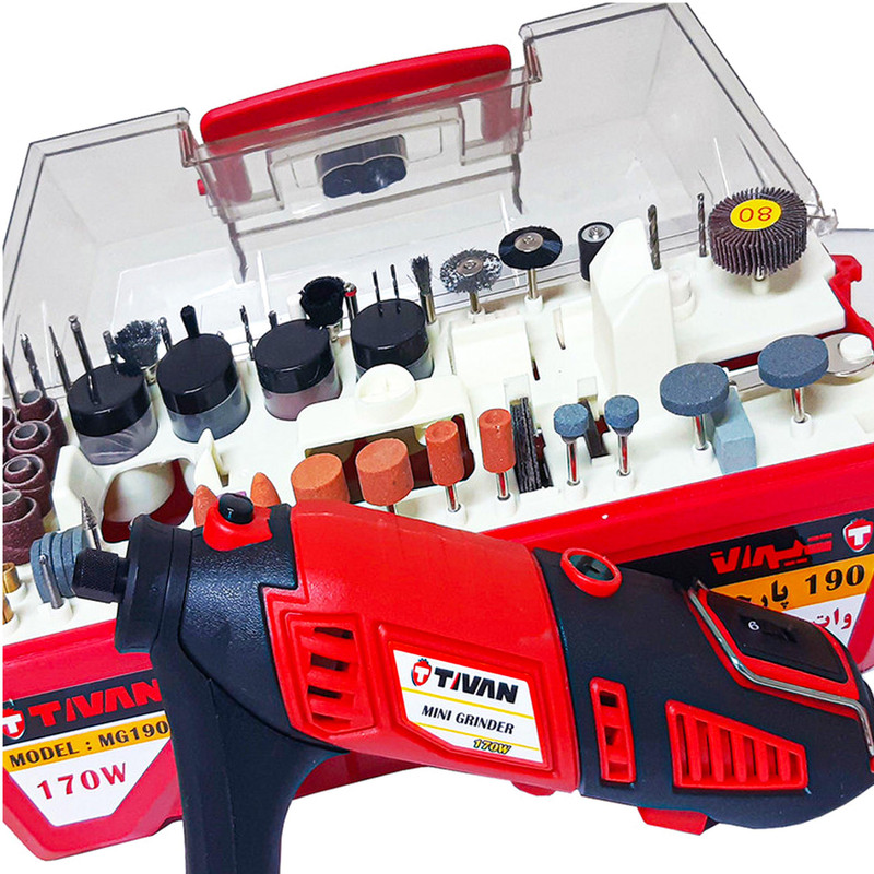 فرز انگشتی تیوان مدل ART - MG 190 KL مجموعه 190 عددی فرز انگشتی تیوان مدل ART - MG 190 KL مجموعه 190 عددی