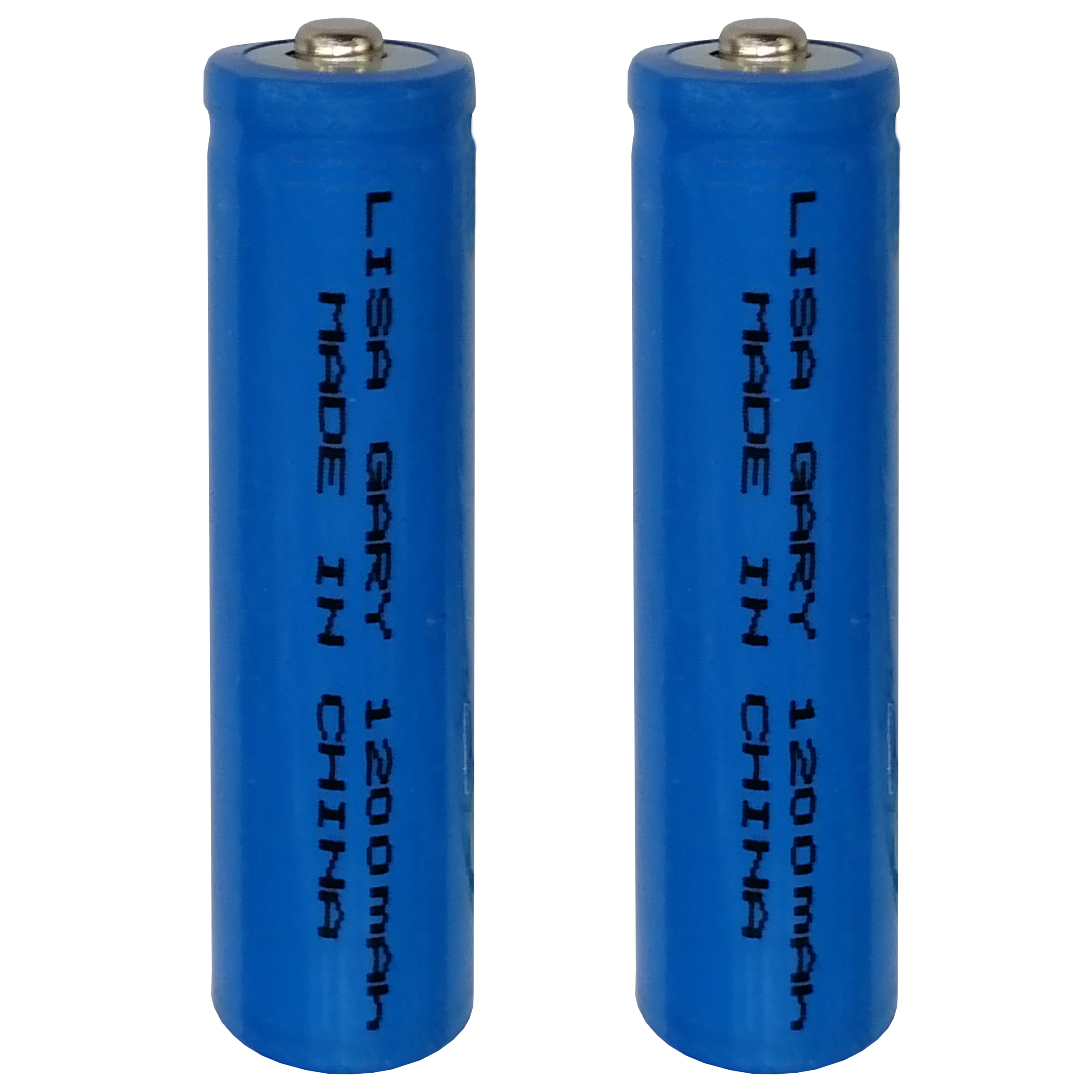 باتری لیتیوم یون قابل شارژ مدل 18650 LISA GARY ظرفیت 1200 میلی آمپر ساعت مجموعه 2 عددی