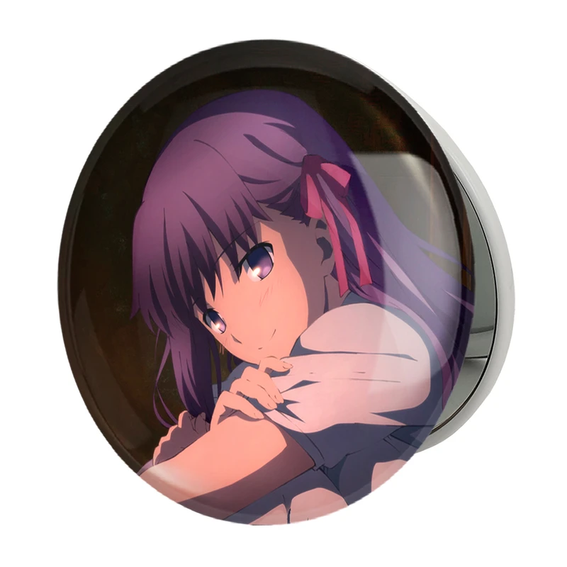 آینه جیبی خندالو طرح ساکورا انیمه فیت استی نایت Fate Stay Night مدل تاشو کد 22751 