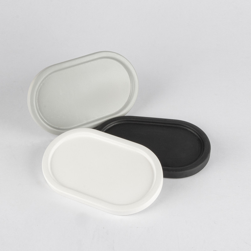 قالب سیلیکونی طرح سینی بیضی کد DCO1525