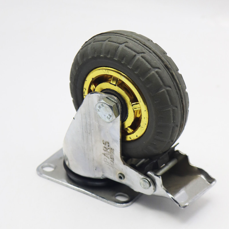 چرخ کفی‌دار گردان پارس کاستر مدل ترمز دار کد YPT-100*33MM
