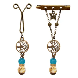 ست سنجاق سینه و گیره روسری کد PM489