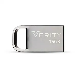 فلش مموری وریتی مدل V813 ظرفیت 16 گیگابایت، رابط USB 2.0 Type-A، بدنه فلزی، طراحی بندانگشتی، سازگار با موبایل، تبلت، کامپیوتر و تلویزیون، سرعت انتقال 20 مگابایت بر ثانیه