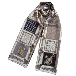 شال زنانه شانل مدل ابریشم چهارخانه مجلسی کد 7774