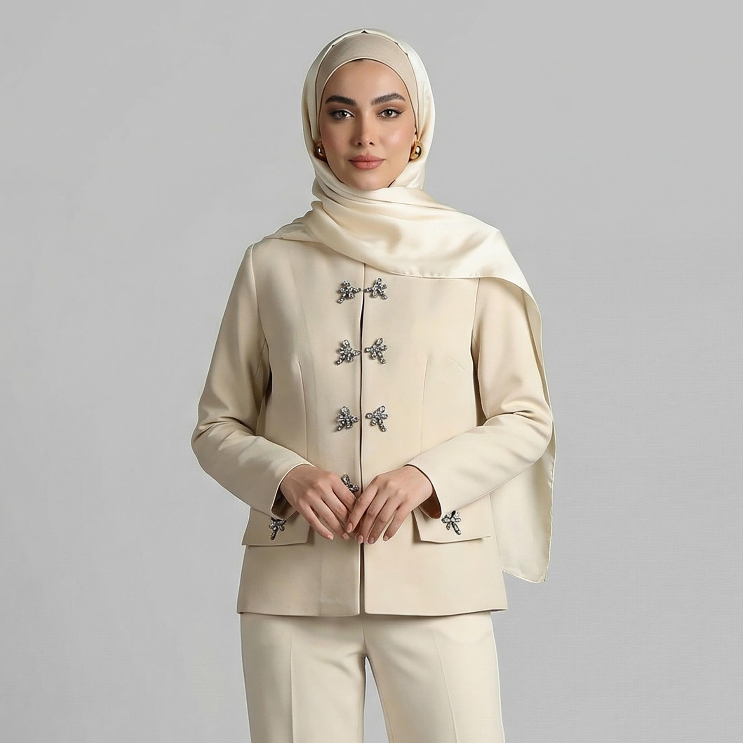 مانتو کتی زنانه السانا مدل سنجاقک کد 212801