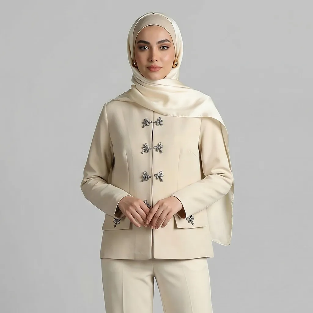 مانتو کتی زنانه السانا مدل سنجاقک کد 212801