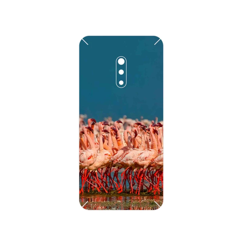 برچسب پوششی ماهوت مدل Flamingo مناسب برای گوشی موبایل اپو Realme X