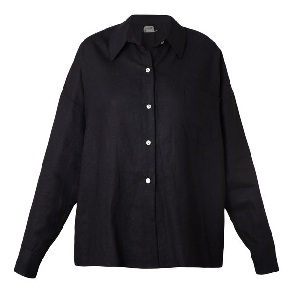 شومیز آستین بلند زنانه رخت استور
مدل breezy رنگ مشکی