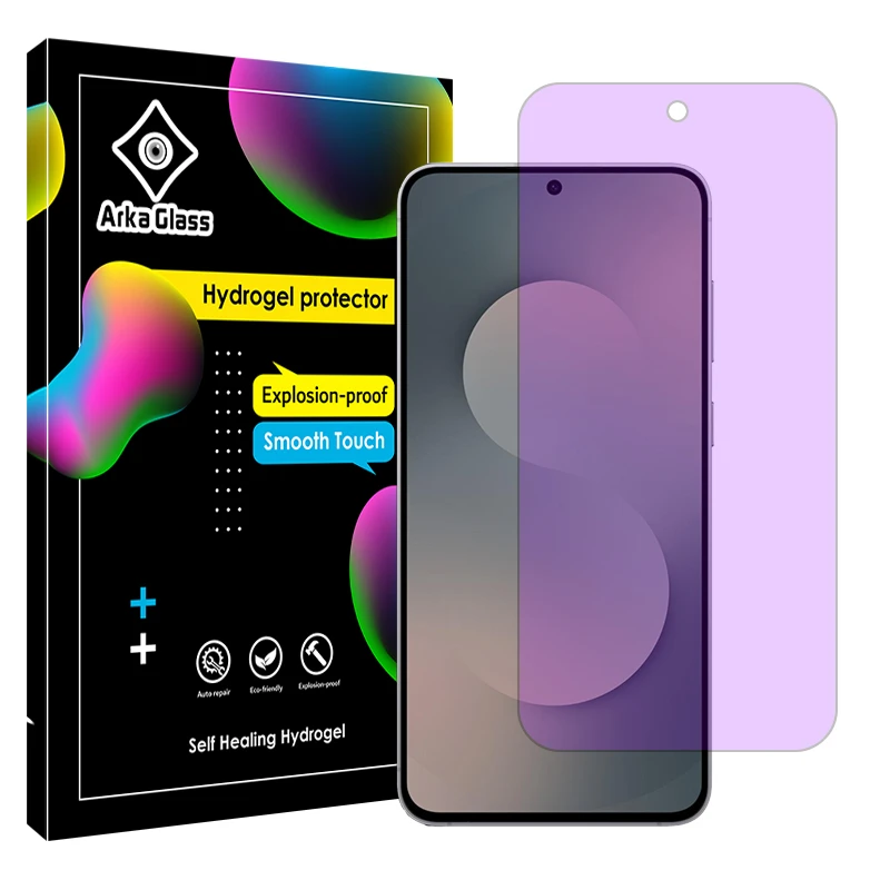 محافظ صفحه نمایش آنتی پرپل آرکا گلس مدل Eye Car مناسب برای گوشی موبایل سامسونگ Galaxy S25 FE