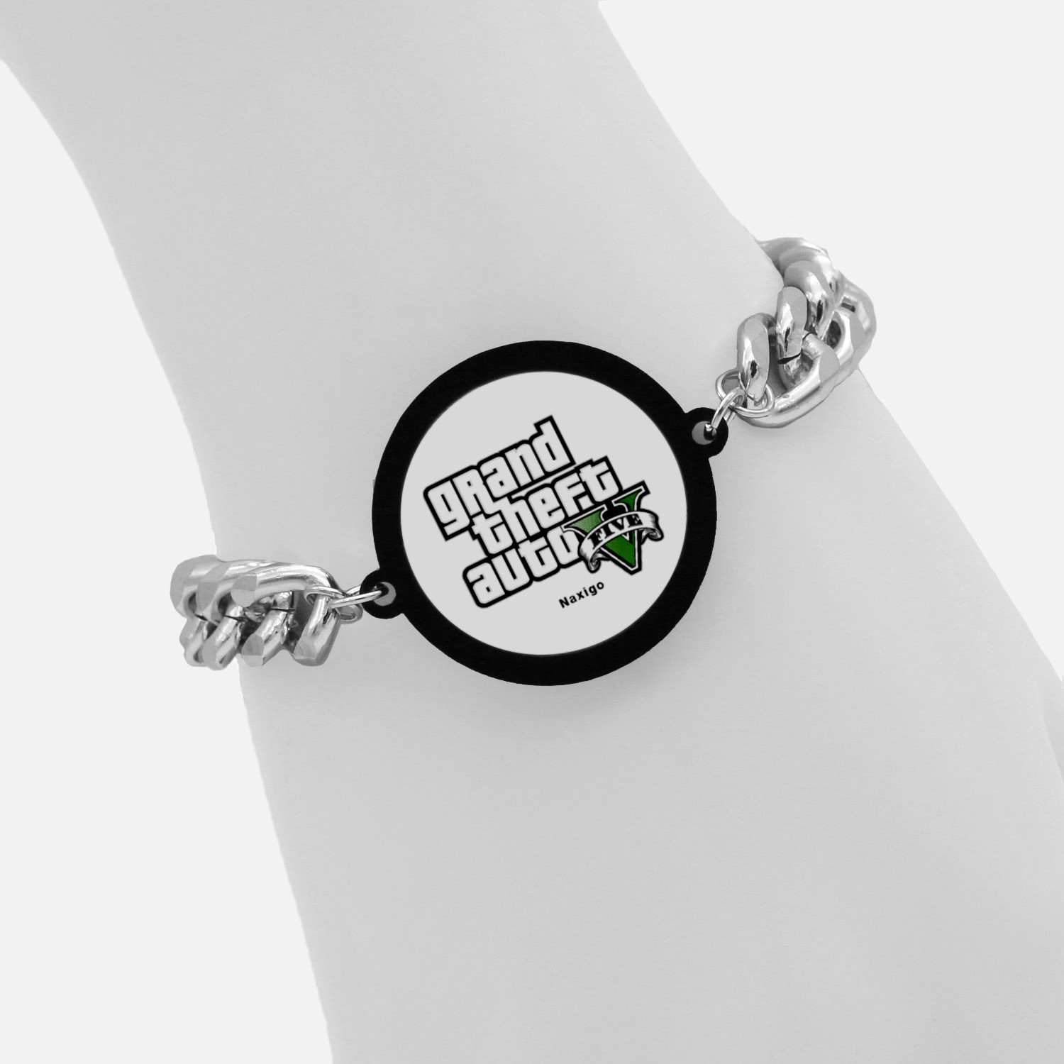 دستبند ناکسیگو مدل GTA V کد BZ7178 دستبند ناکسیگو مدل GTA V کد BZ7178