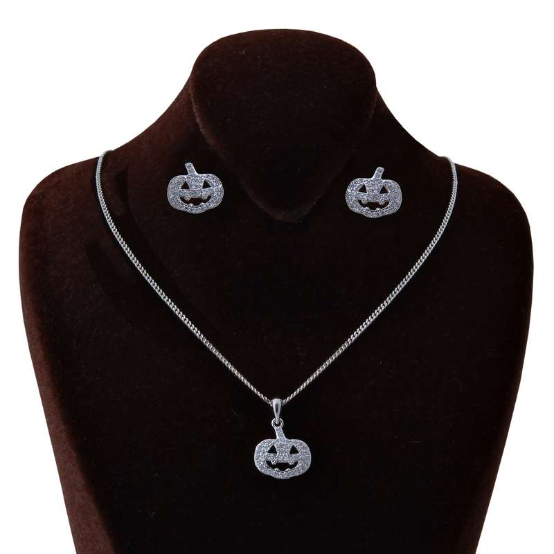 نیم ست نقره زنانه بازرگانی میلادی مدل عروسکی کد NTR_143