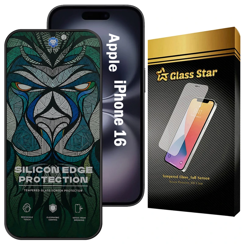 محافظ صفحه نمایش گلس استار مدل LITOSILPG مناسب برای گوشی موبایل اپل iPhone 16