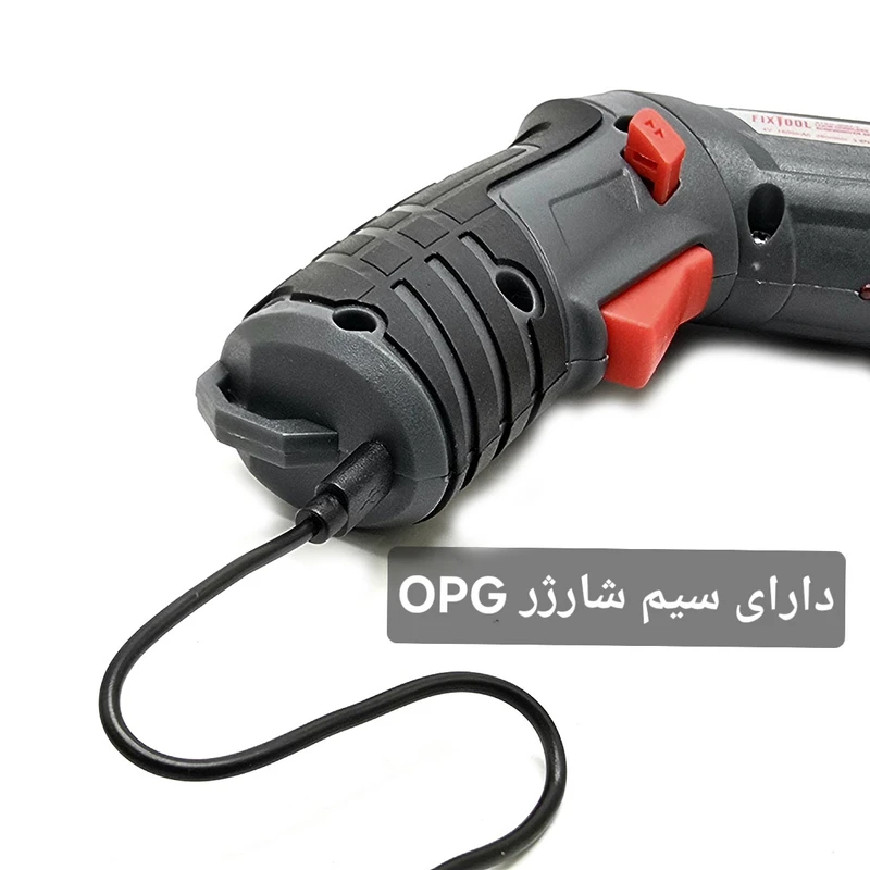 عکس شماره 18 : پیچ گوشتی شارژی فیکس تول مدل تاشو کد 4v