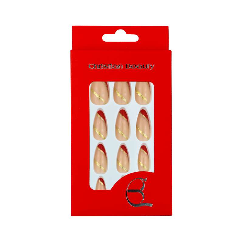 ناخن مصنوعی کریستین بیوتی کد NB80 بسته 12 عددی