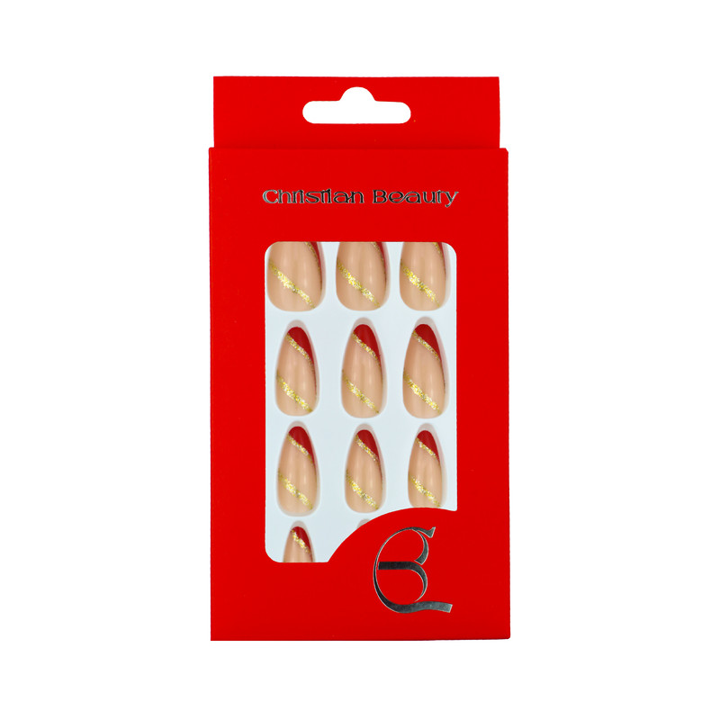 ناخن مصنوعی کریستین بیوتی کد NB80 بسته 12 عددی