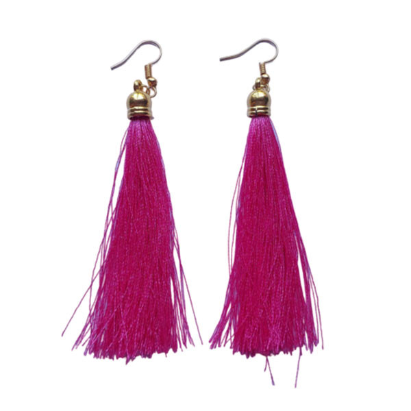 گوشواره زنانه مدل منگوله ای کد EP027 گوشواره زنانه مدل منگوله ای کد EP027