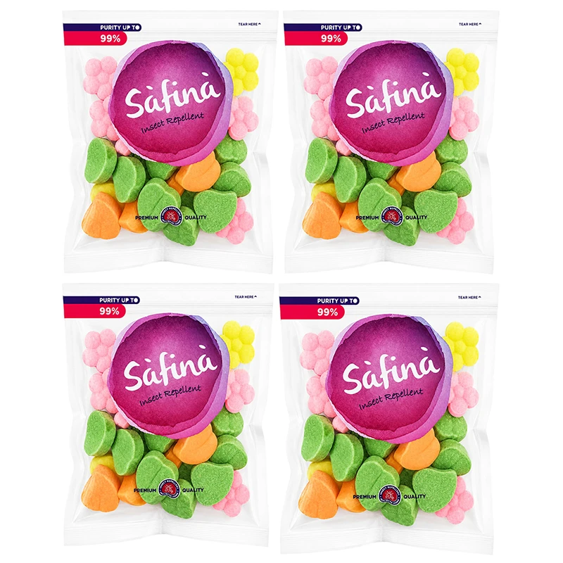 نفتالین خوشبو کننده هوا سفینه مدل K.300 رایحه Fresh Air وزن 225 گرم بسته 4 عددی