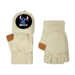 دستکش بافتنی بچگانه مدل عروسک استیج اسپینردار 