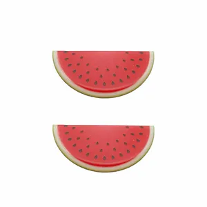 گیره مو زنانه مدل هندوانه نیم قاچ کد 03 مجموعه 2 عددی