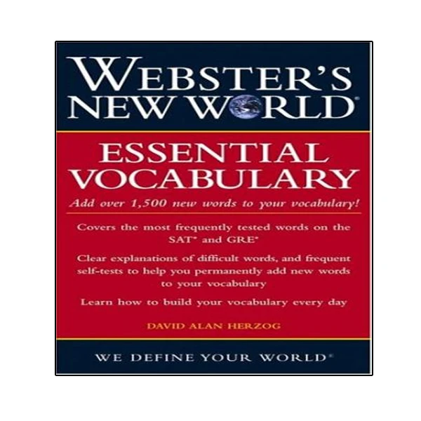 کتاب Websters New World Essential Vocabulary for SAT and GRE اثر  David Alan Herzog انتشارات نبض دانش