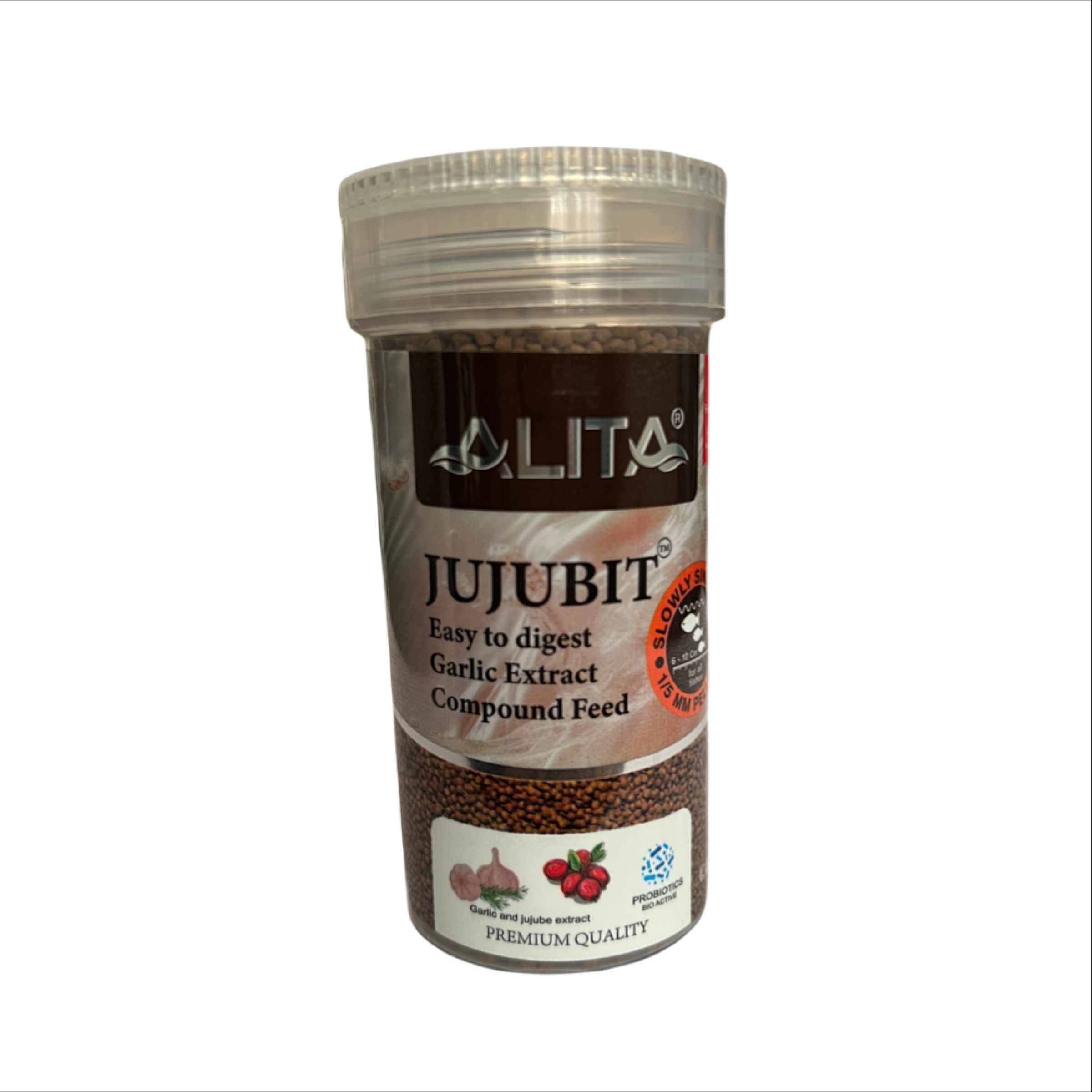 غذا ماهی جوجوبیت آلیتا مدل JUJUBIT حجم 120 میلی لیتر