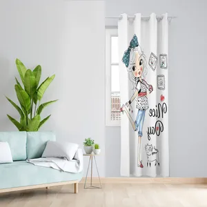 پرده مدل دختر مخمل پانچی کد 4139 سایز 140x280 سانتی متر