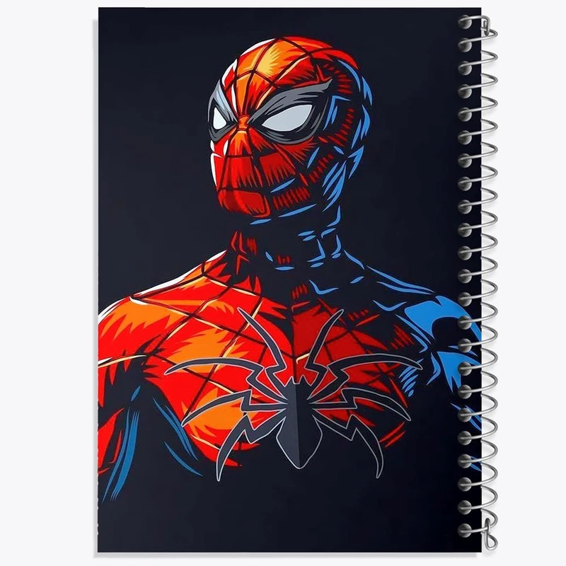 دفتر نت موسیقی 50 برگ خندالو مدل مرد عنکبوتی Spider Man کد 13191