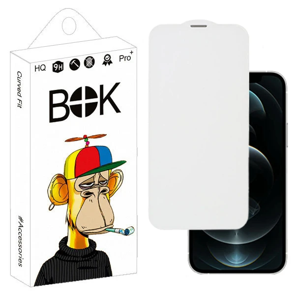 محافظ صفحه نمایش بوک طرح بی حاشیه مدل Nano Mesh مناسب برای گوشی موبایل اپل iphone 12 pro